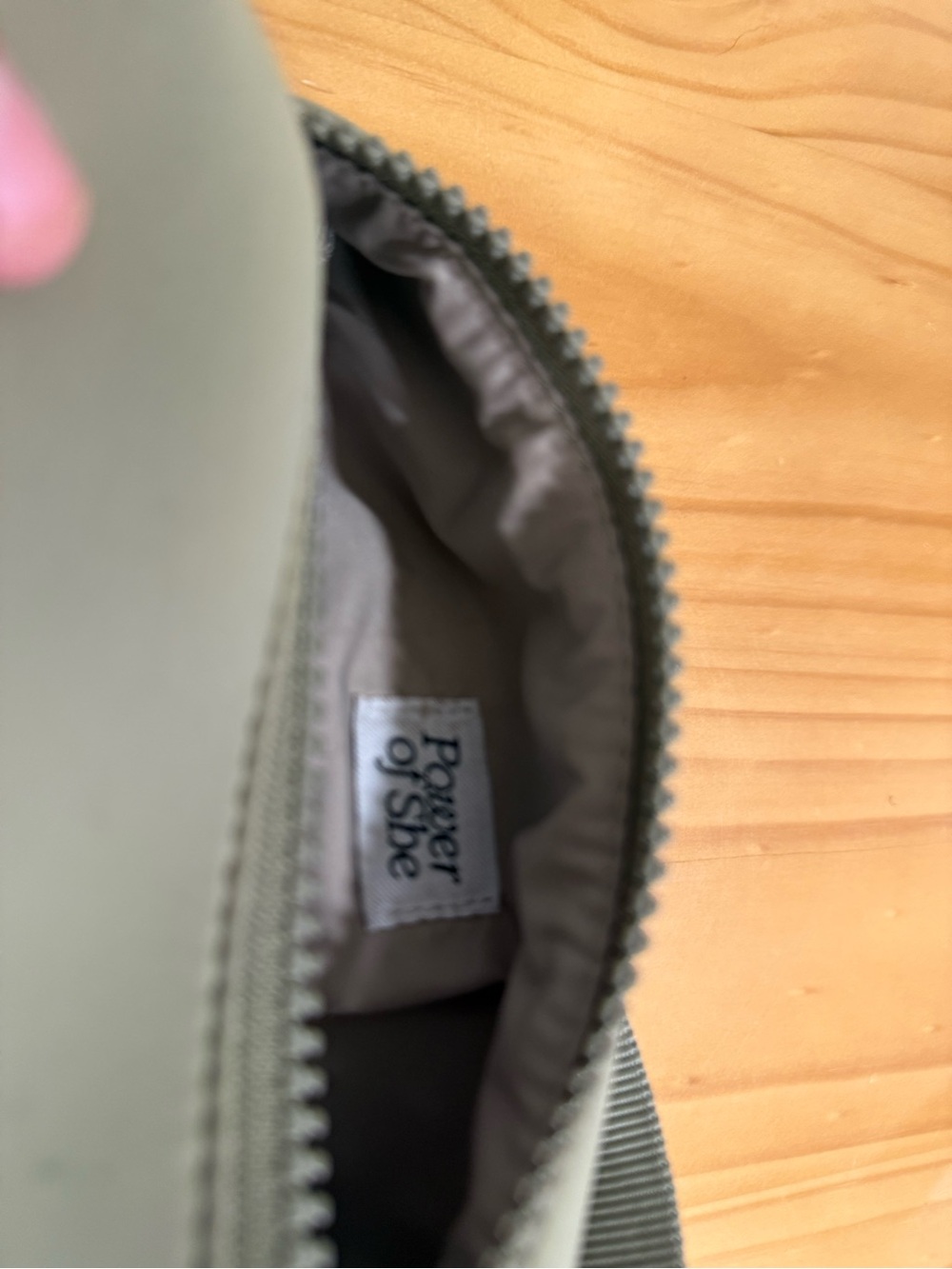 Athleta Olive Green Crossbody Pouch